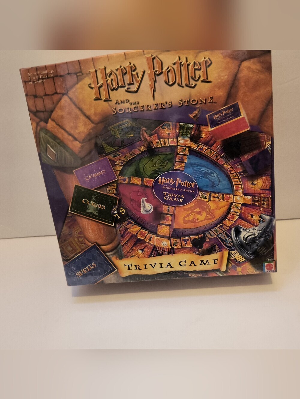 Harry Potter And The Sorcerers Stone Trivia Board Game Mattel 2000 NEW Sealed